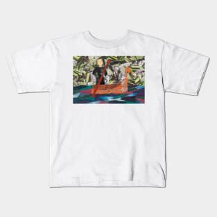 Charon the Boat Man of Lost Souls Kids T-Shirt